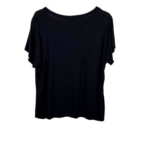 RAGDOLL Short Sleeve Top in Black Women's Size XL - Picture 2 of 4